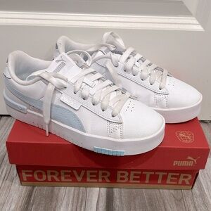 🩵Like New Puma Jada Renew in White-Icy Blue-Silver Size 6 Women’s